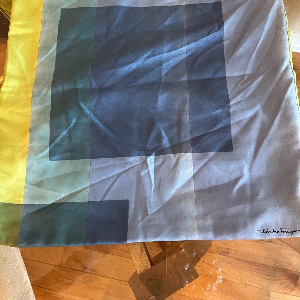 Salvatore Ferragamo Multicolor Silk Pillow Cover